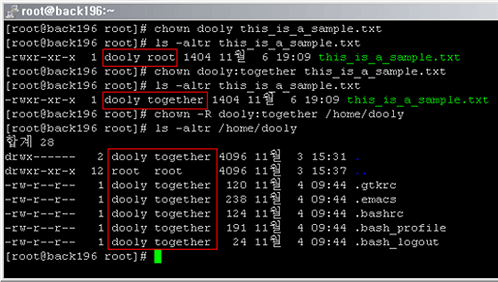 chown ���ɾ� ���� �̹���